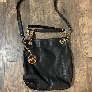Small black leather Michael Kors purse